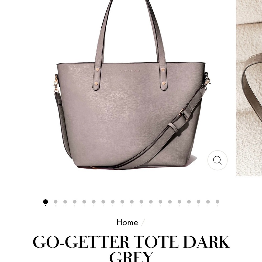 Gray Tote Bag